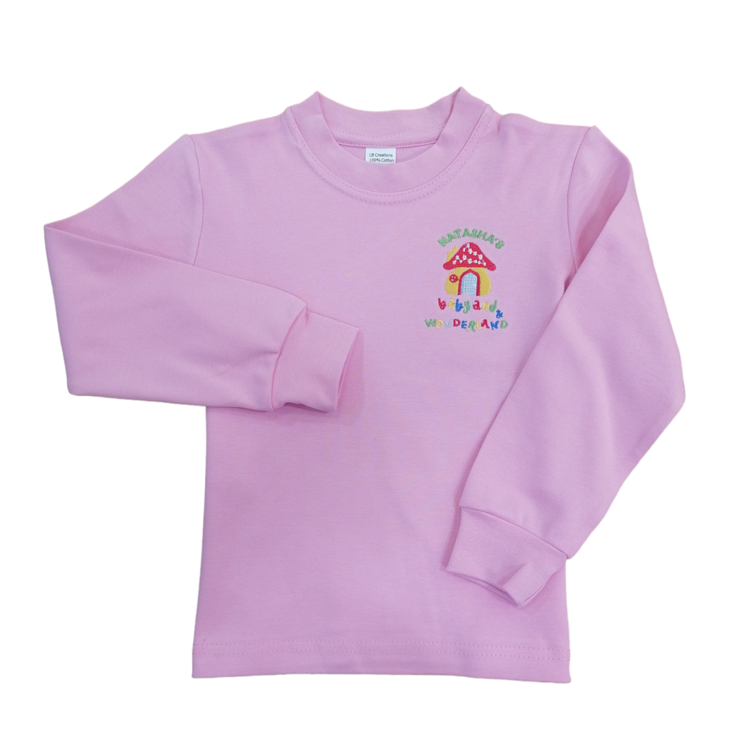 Pink Long-Sleeved T-shirt